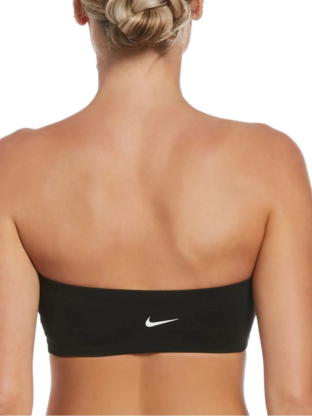 Nike Multi Logo Bandeau Bikini Top. Size: Large - Picture 3 of 7